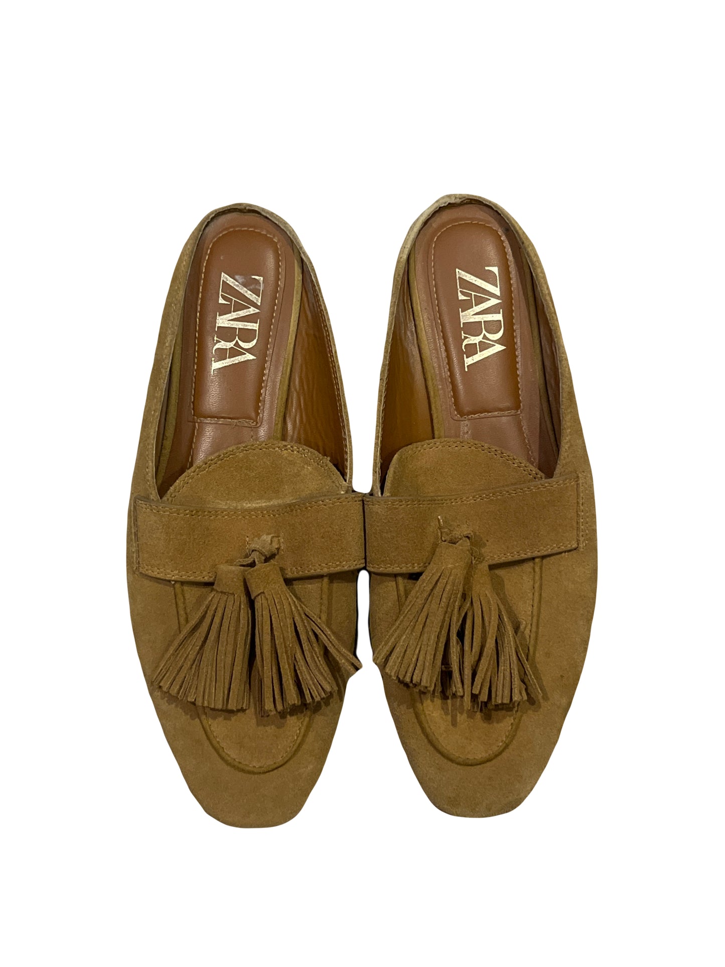 Zara leather mules
