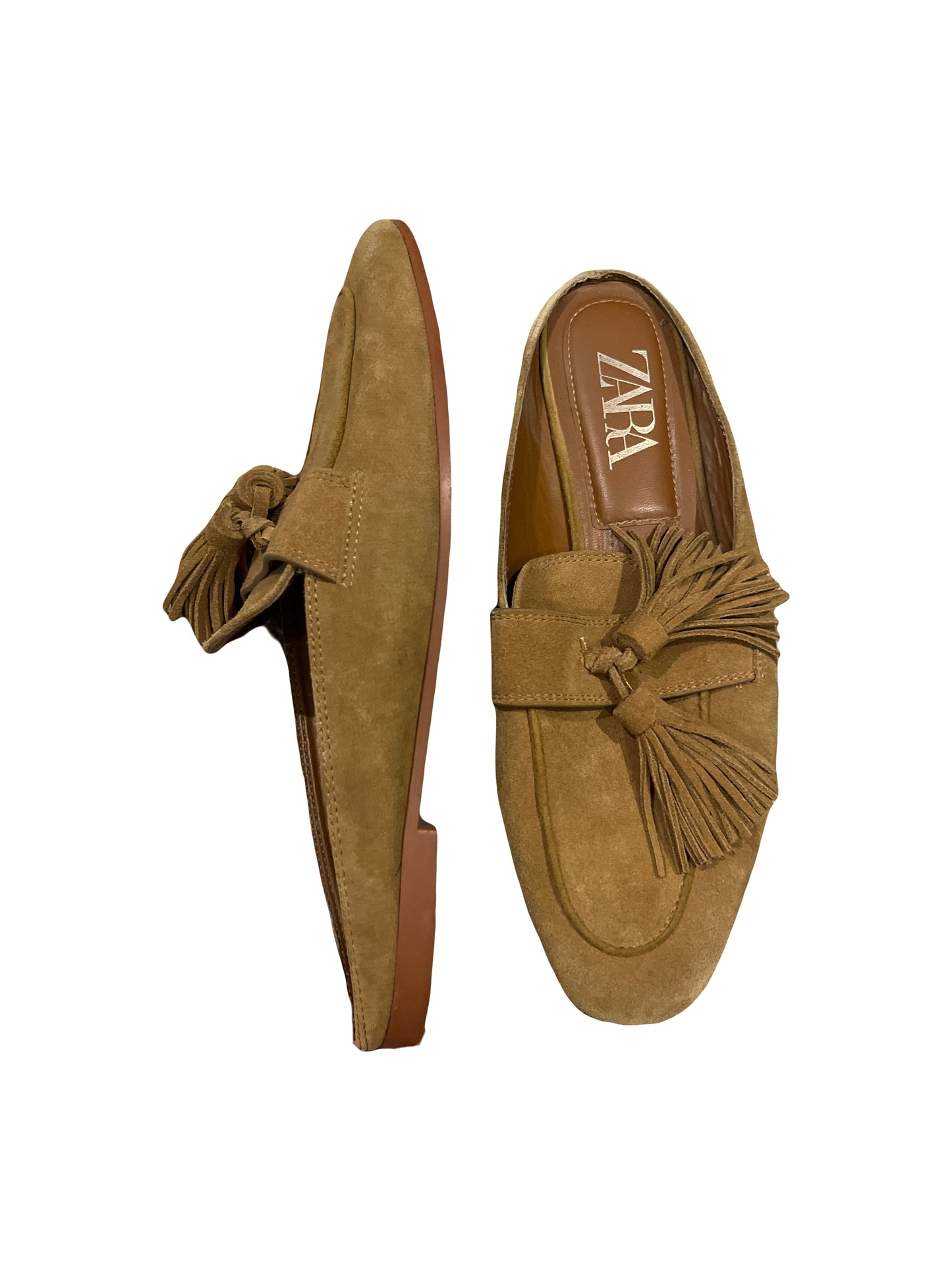 Zara leather mules