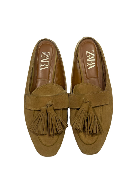 Zara leather mules