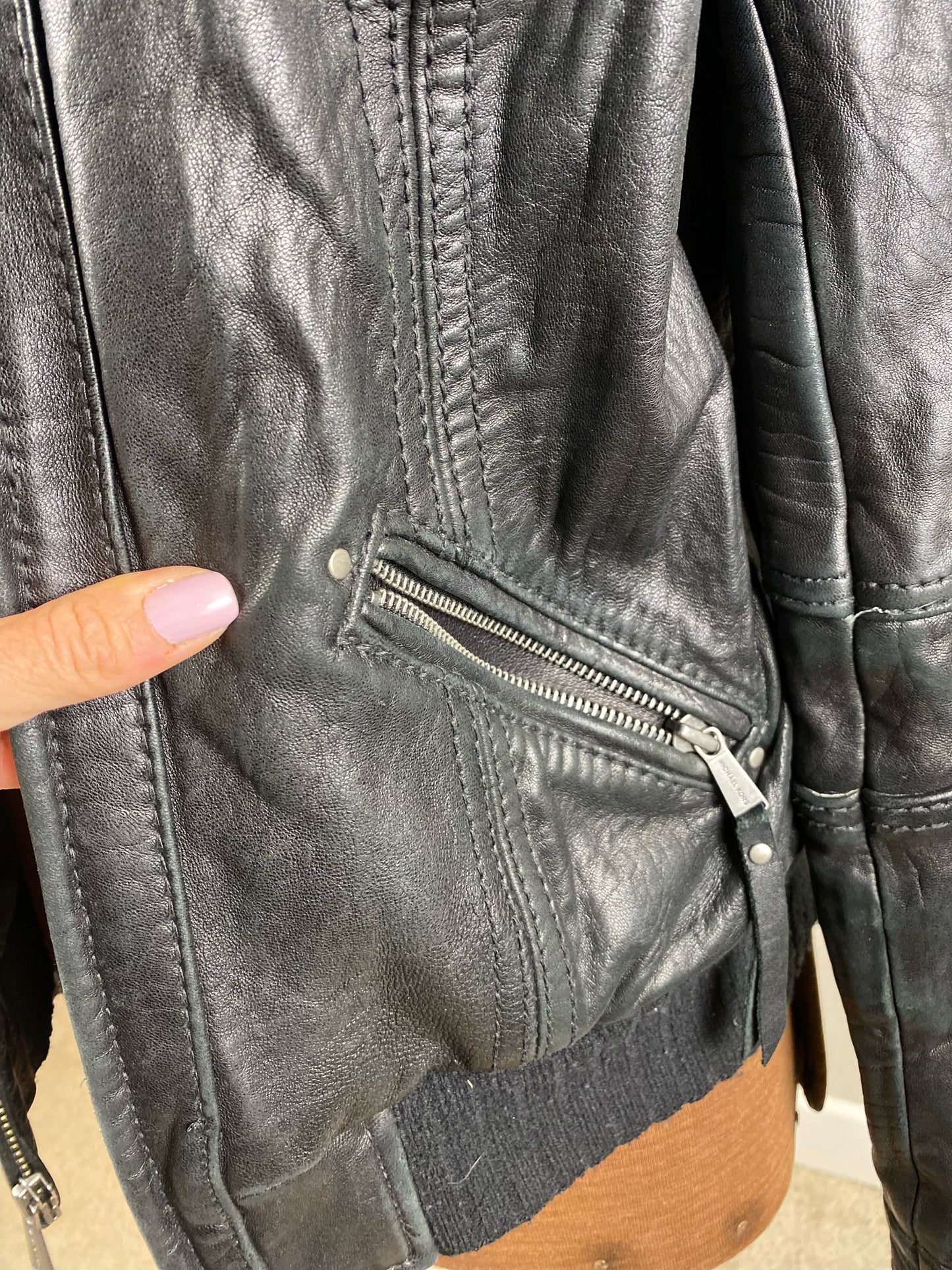 Michael Kors leather jacket