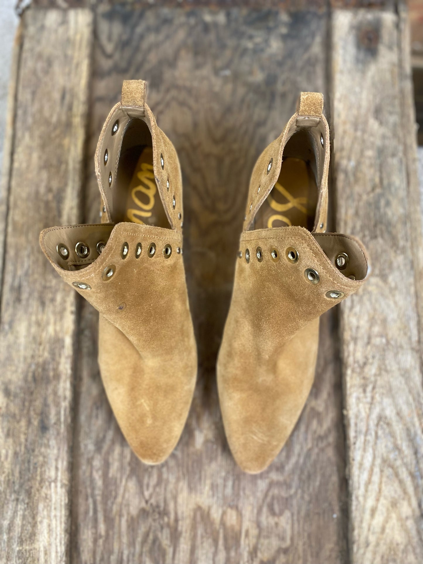 Sam Edelman suede ankle booties