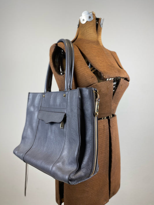 Rebecca Minkoff grey leather shoulder bag