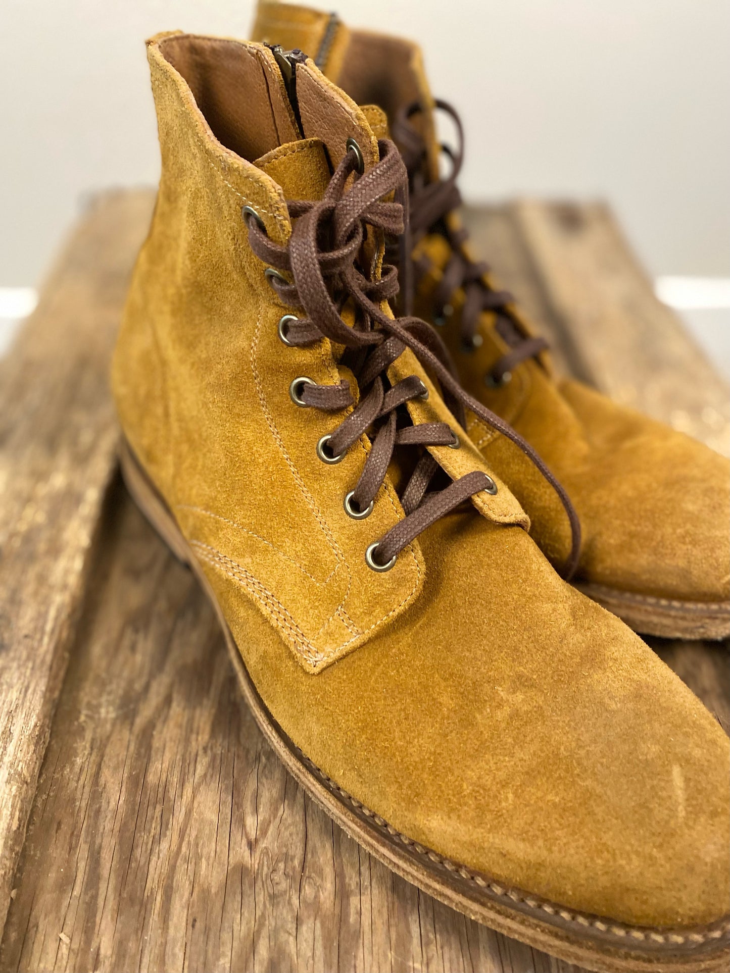 Frye suede boots