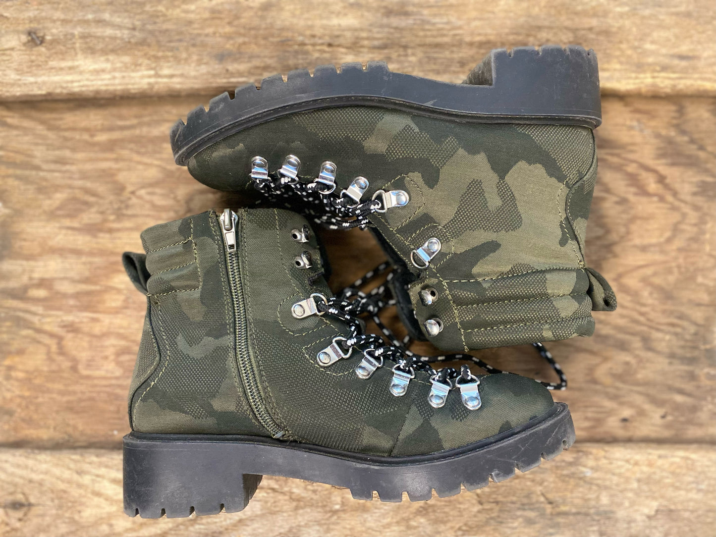 Camo boots