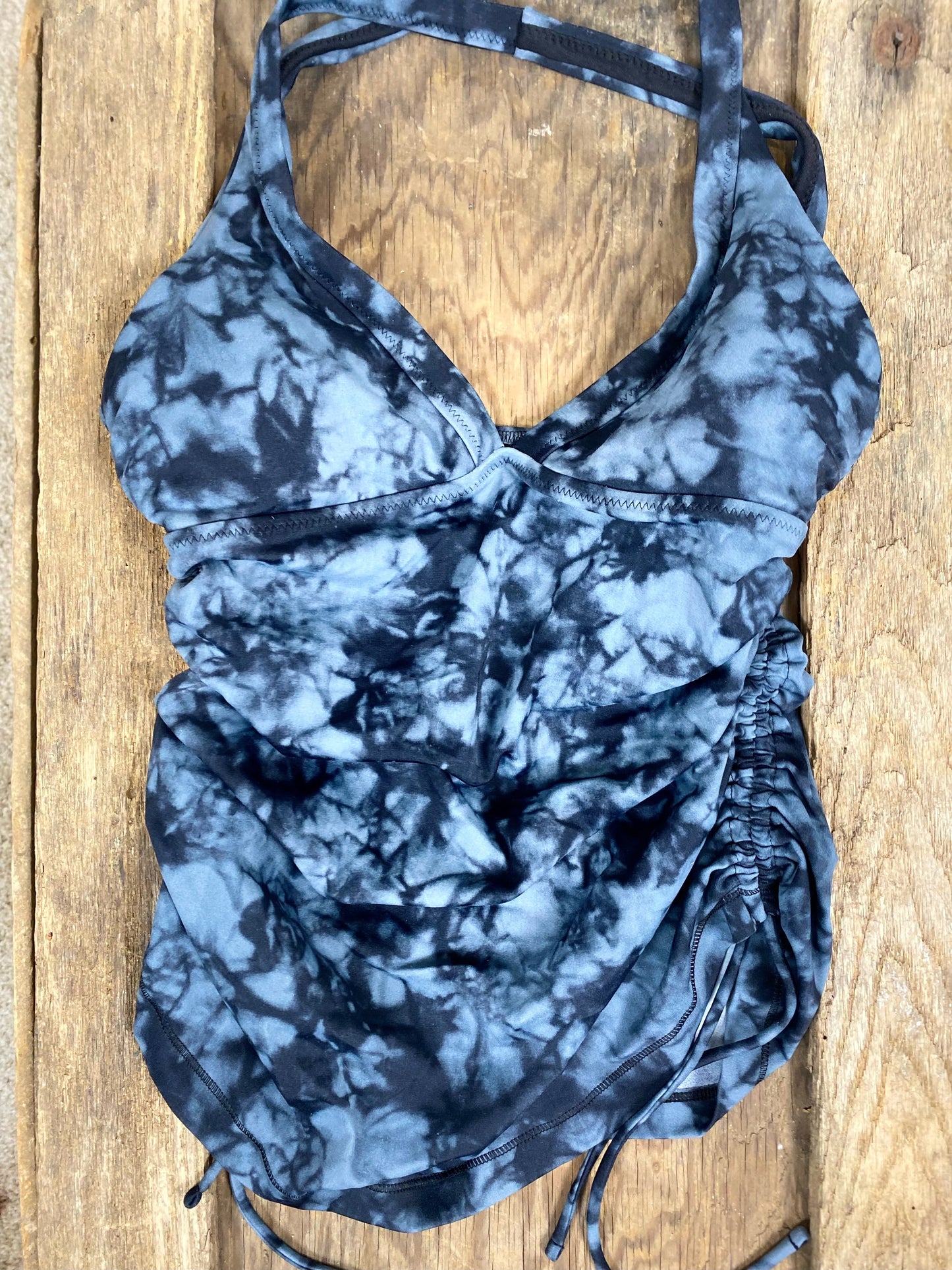 Athleta tie dye swim top