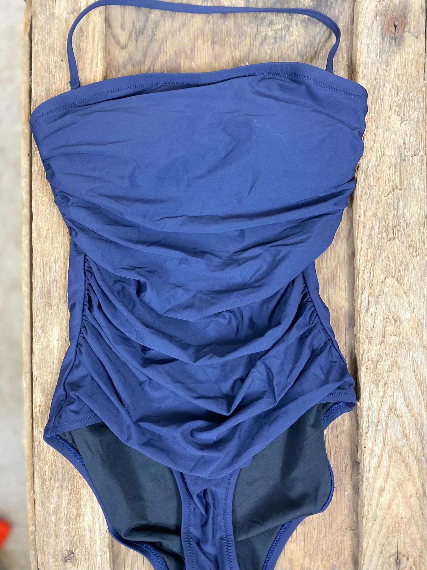 NWT J.Crew navy one piece swimsuit